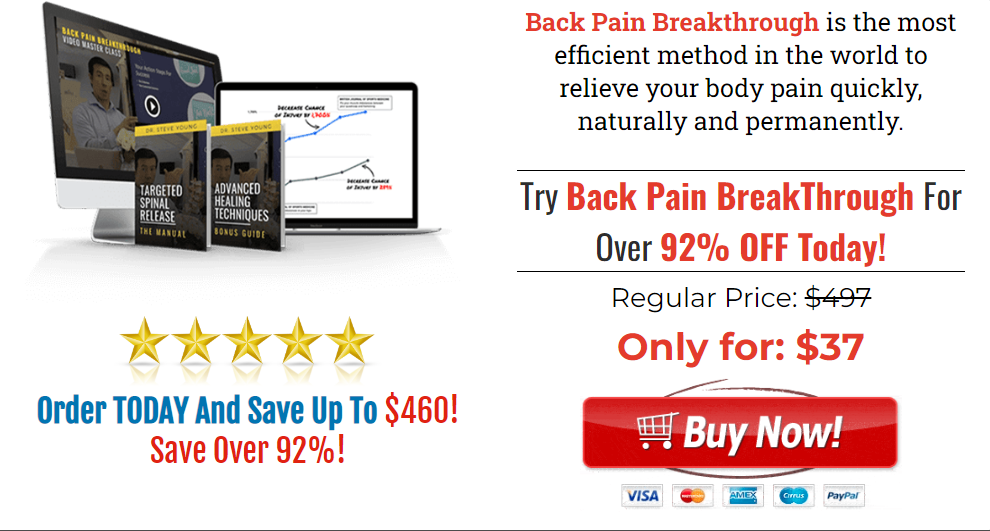 Purchase Back Pain Breakthrough Online